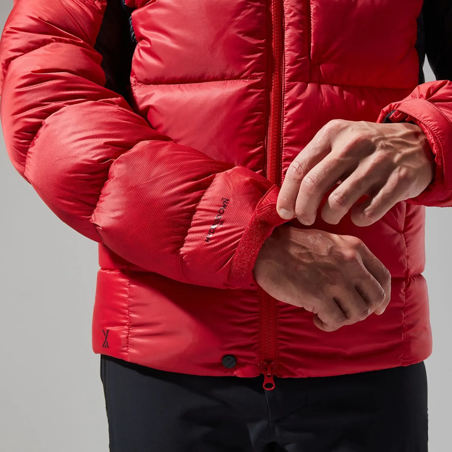 Berghaus Men's MTN Arete Ultra Down Hoody - Red/Black New