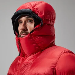 Berghaus Men's MTN Arete Ultra Down Hoody - Red/Black New