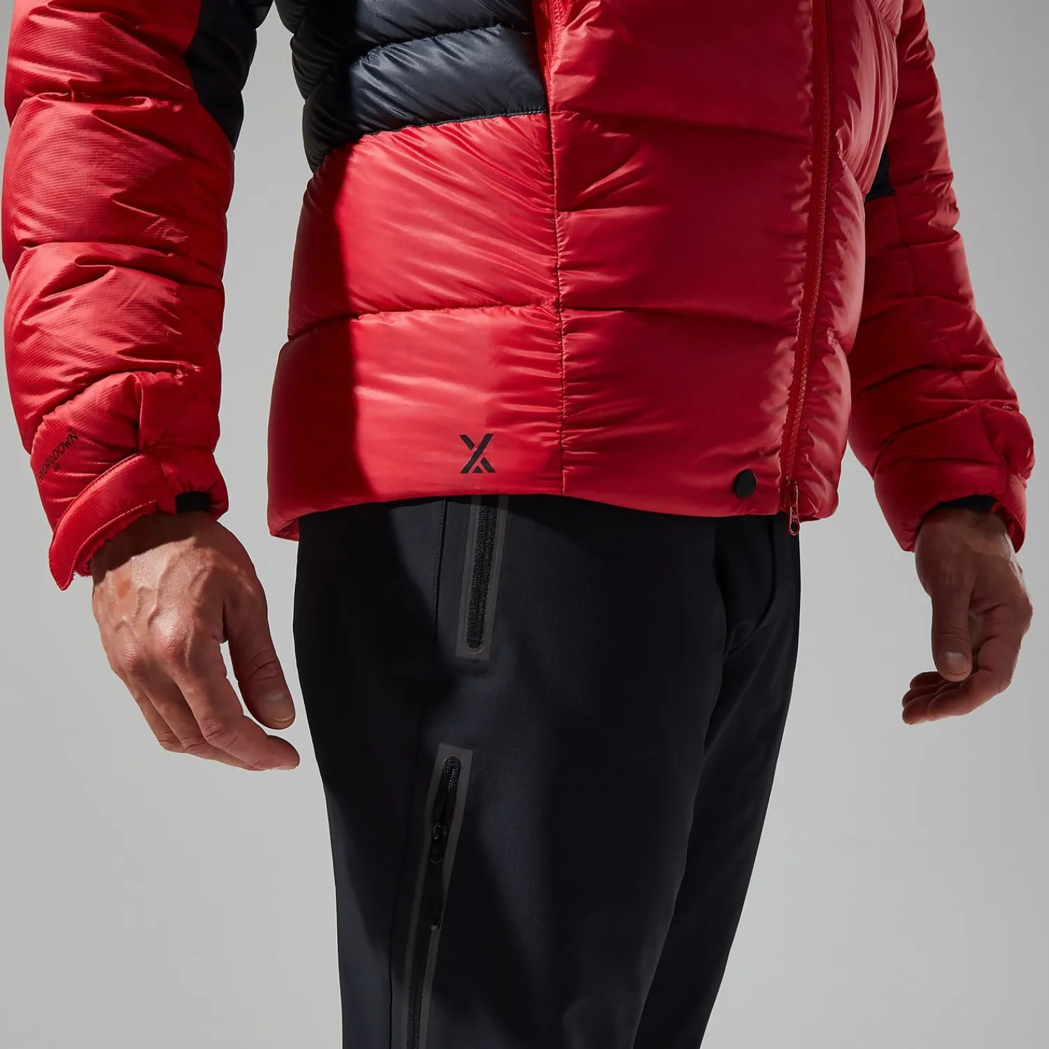 Berghaus Men's MTN Arete Ultra Down Hoody - Red/Black New