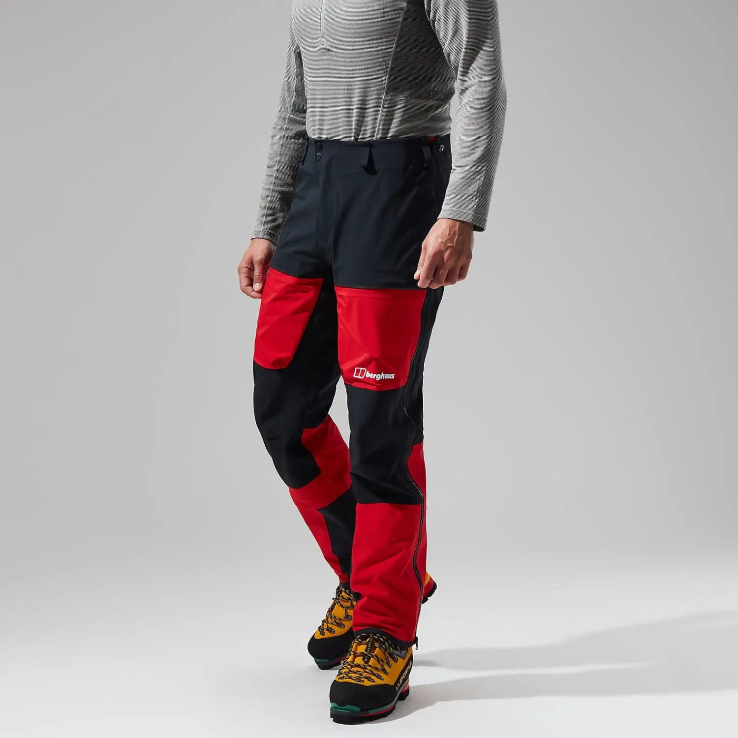 Berghaus Men's MTN Guide GTX Pro Pant - Black/Red Fashion