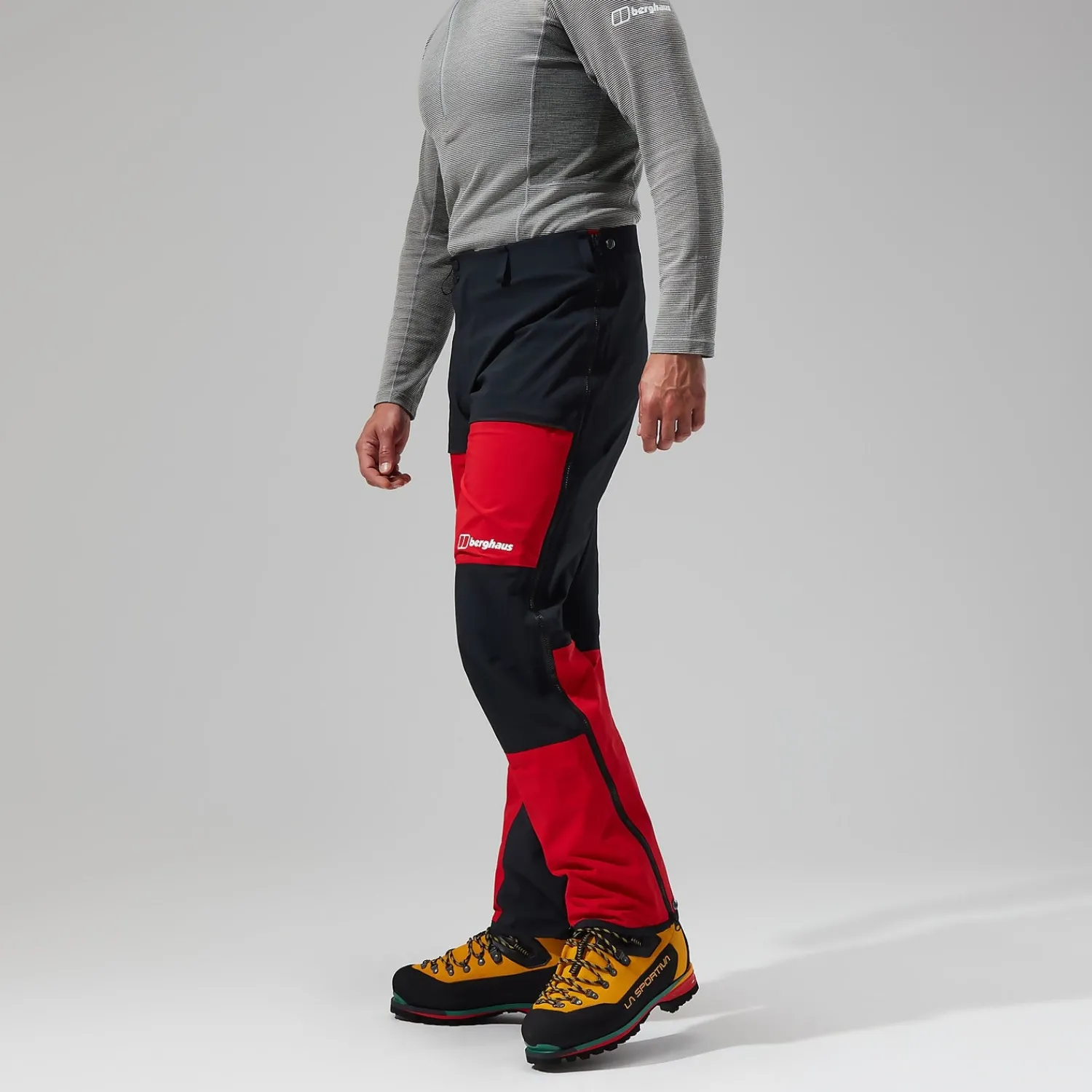 Berghaus Men's MTN Guide GTX Pro Pant - Black/Red Fashion