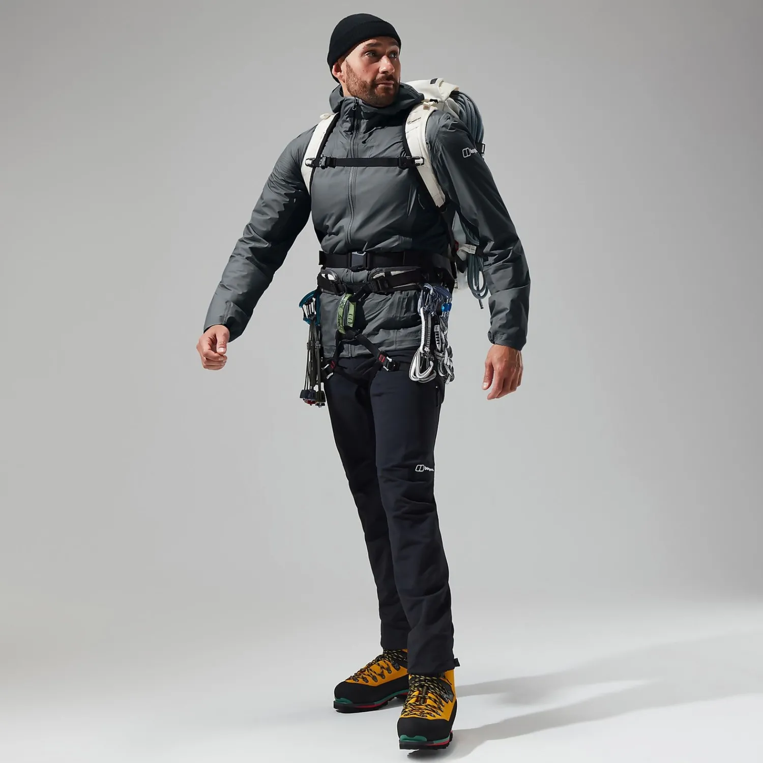 Berghaus Men's MTN Guide Hyper Alpha Jacket - Grey/Black New