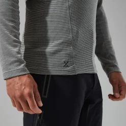 Berghaus Men's MTN Guide Long Sleeve Half Zip - Grey/Black Outlet
