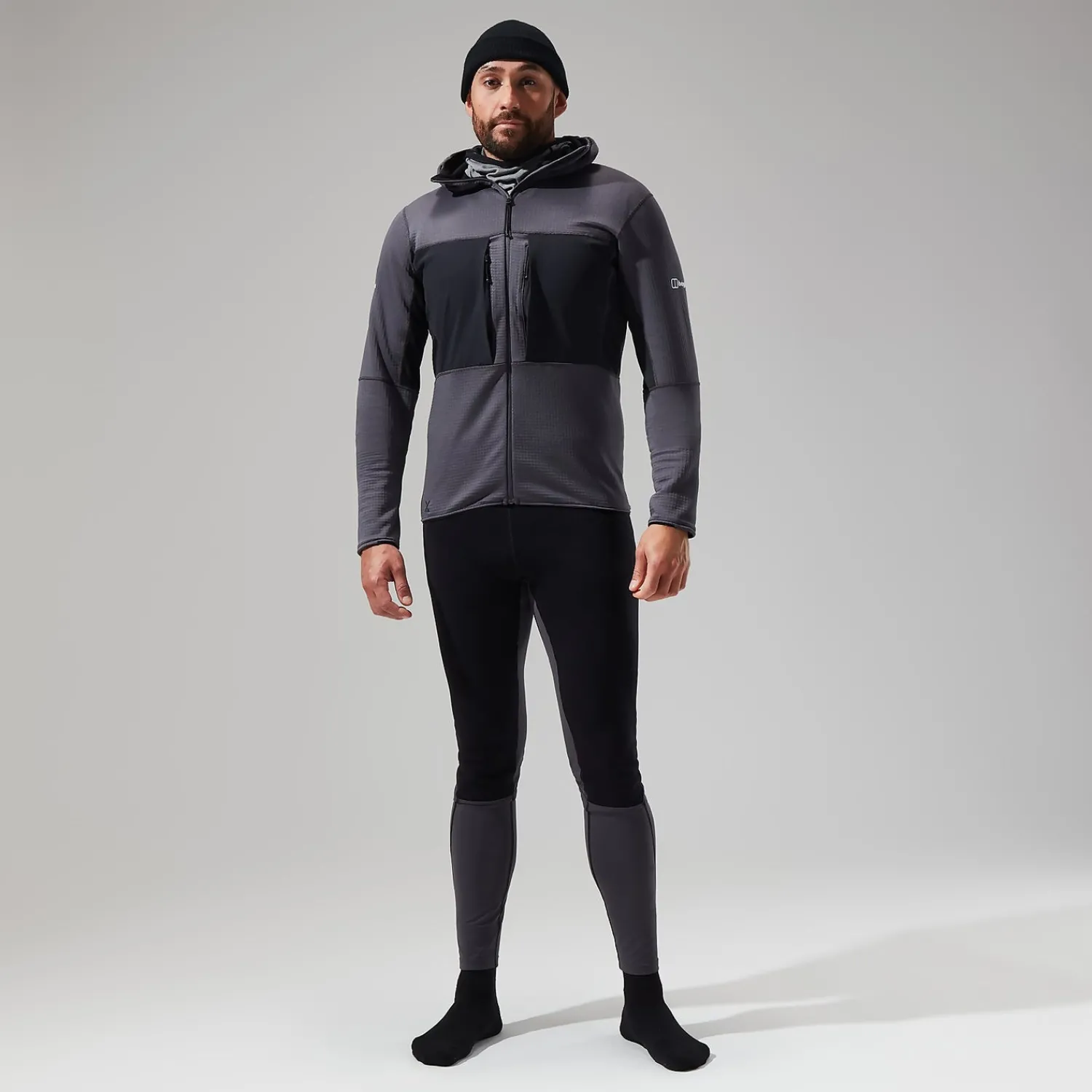Berghaus Men's MTN Guide MW Hoody - Grey/Black Discount