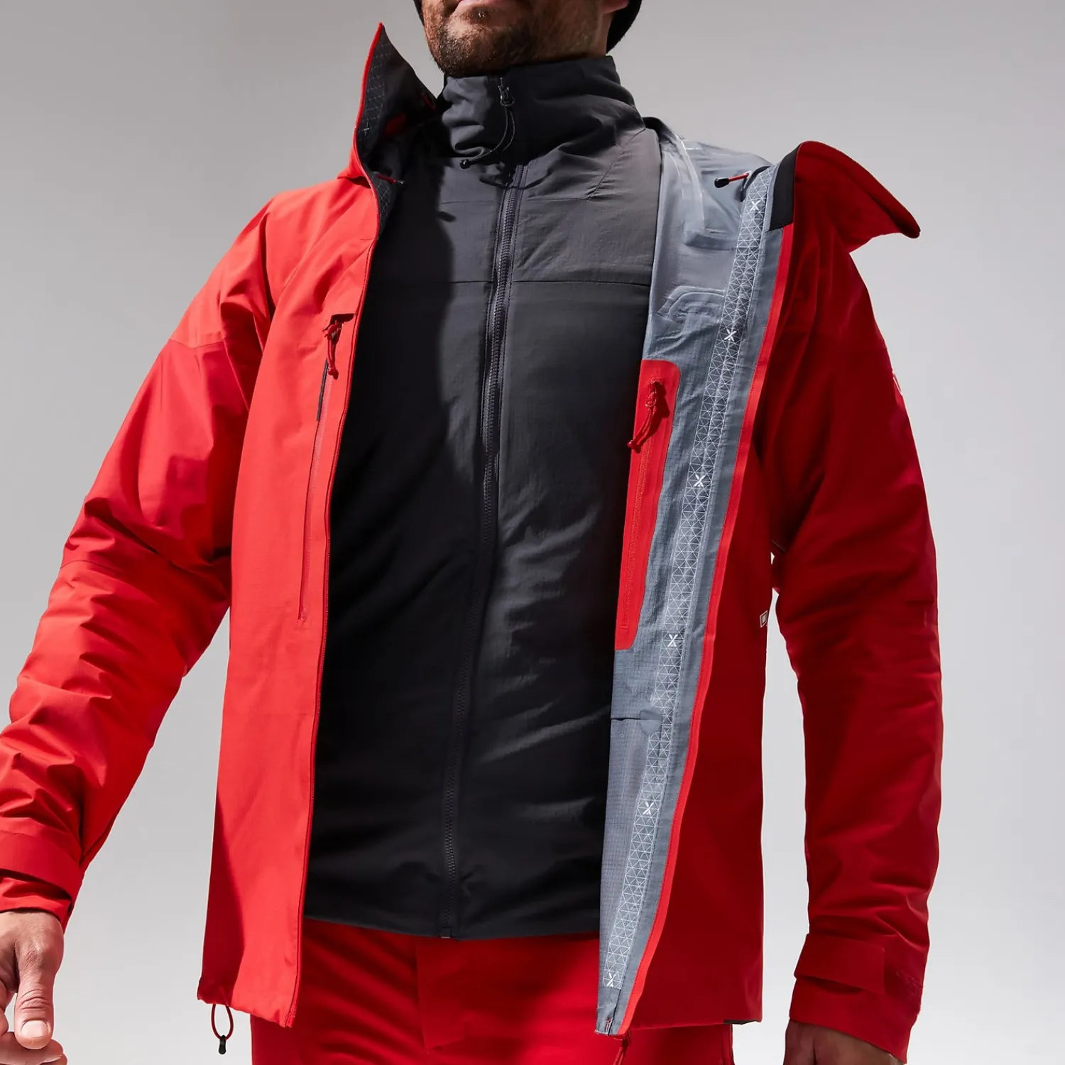 Berghaus Men's MTN Guide MW Hybrid Jacket - Grey/Black Online