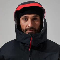 Berghaus Men's MTN Seeker GTX Jacket - Black/Red Outlet