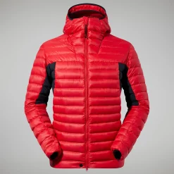 Berghaus Men's MTN Seeker MW Down Hoody - Red/Black Outlet