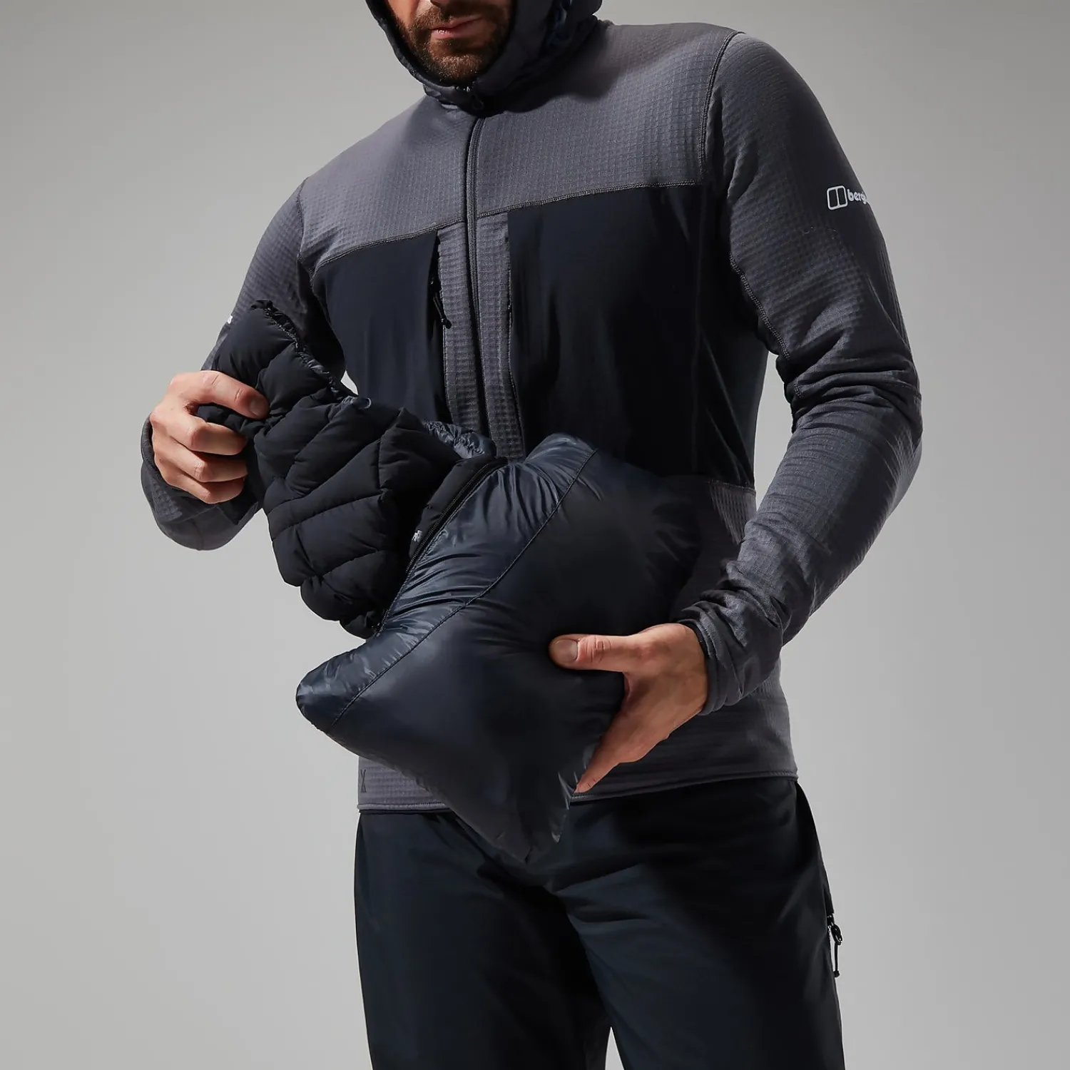 Berghaus Men's MTN Seeker MW Down Hoody - Black Best