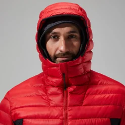 Berghaus Men's MTN Seeker MW Down Hoody - Red/Black Outlet