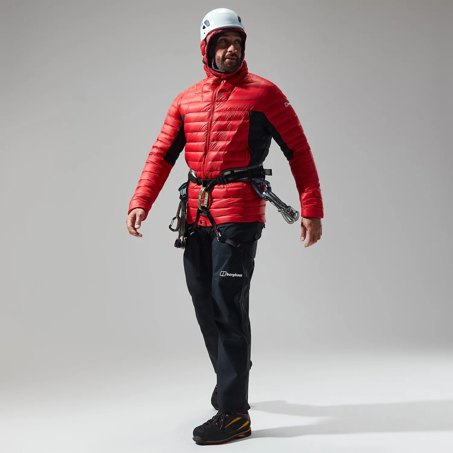 Berghaus Men's MTN Seeker MW Down Hoody - Red/Black Outlet