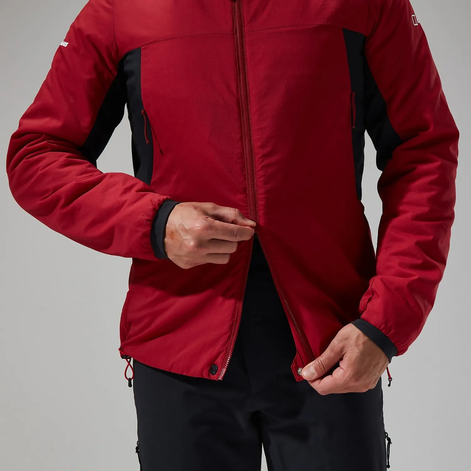 Berghaus Men's MTN Seeker MW Synthetic Hoody - Dark Red/Black Discount