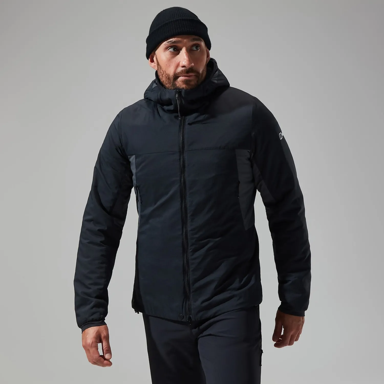 Berghaus Men's MTN Seeker MW Synthetic Hoody - Black/Grey Discount