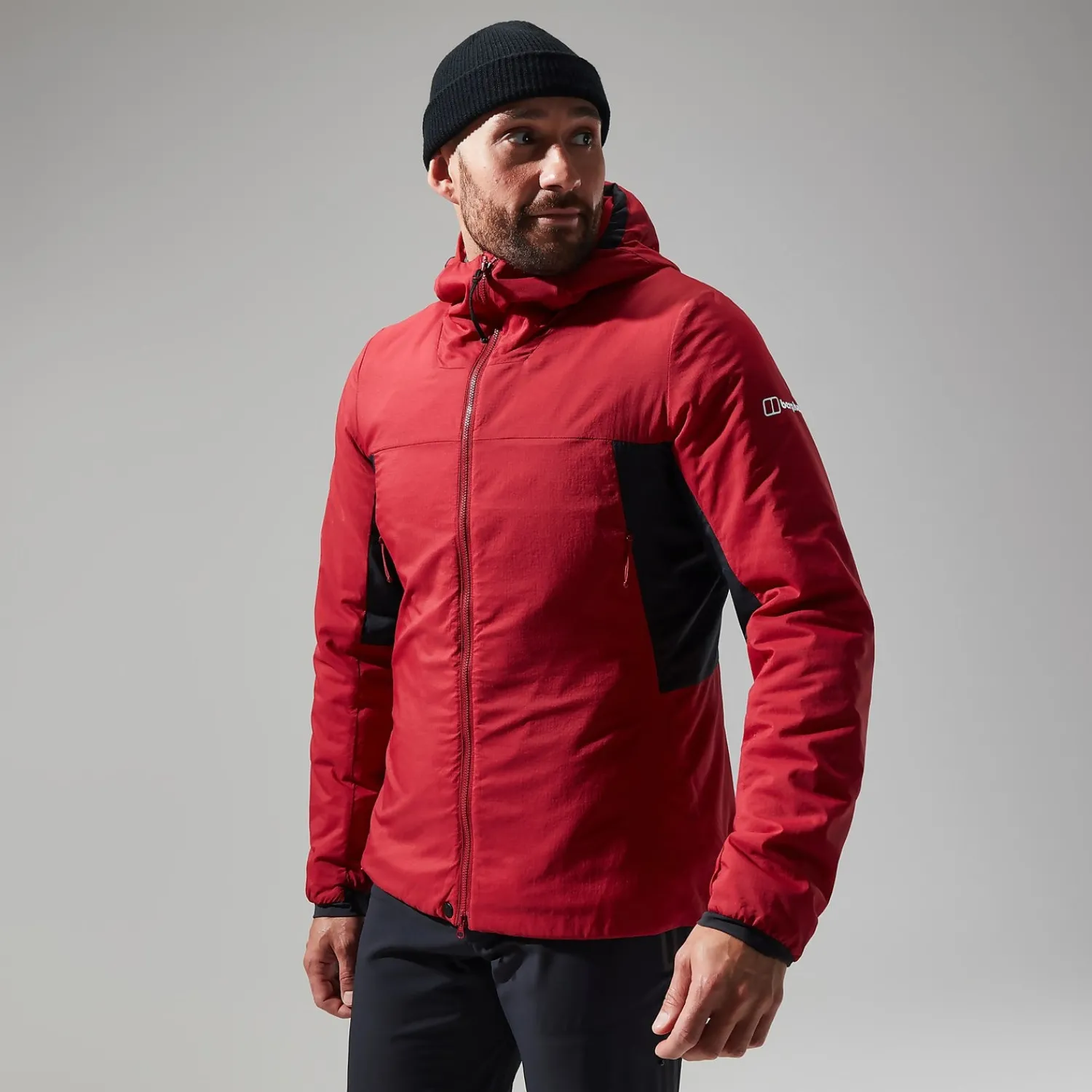 Berghaus Men's MTN Seeker MW Synthetic Hoody - Dark Red/Black Discount