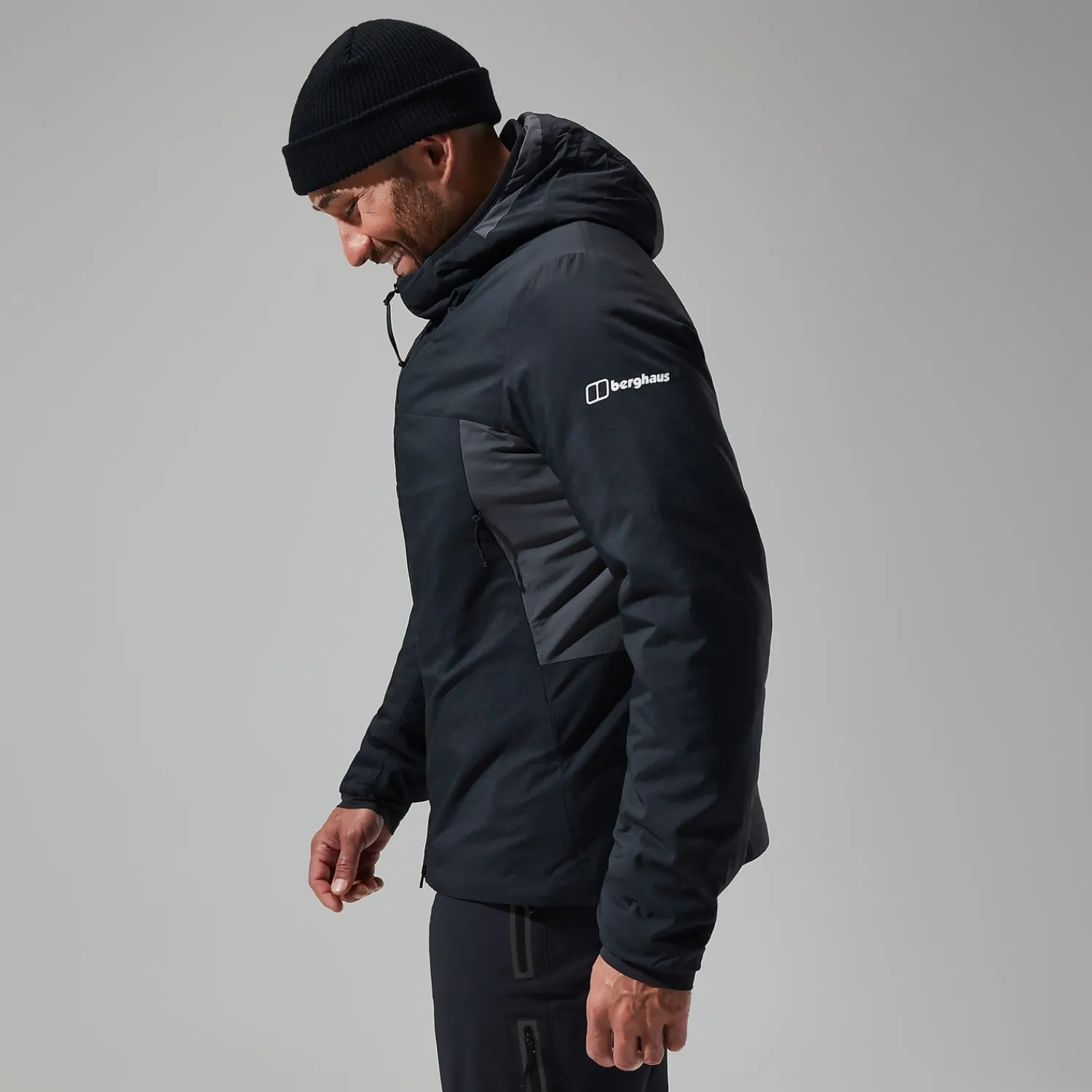 Berghaus Men's MTN Seeker MW Synthetic Hoody - Black/Grey Discount