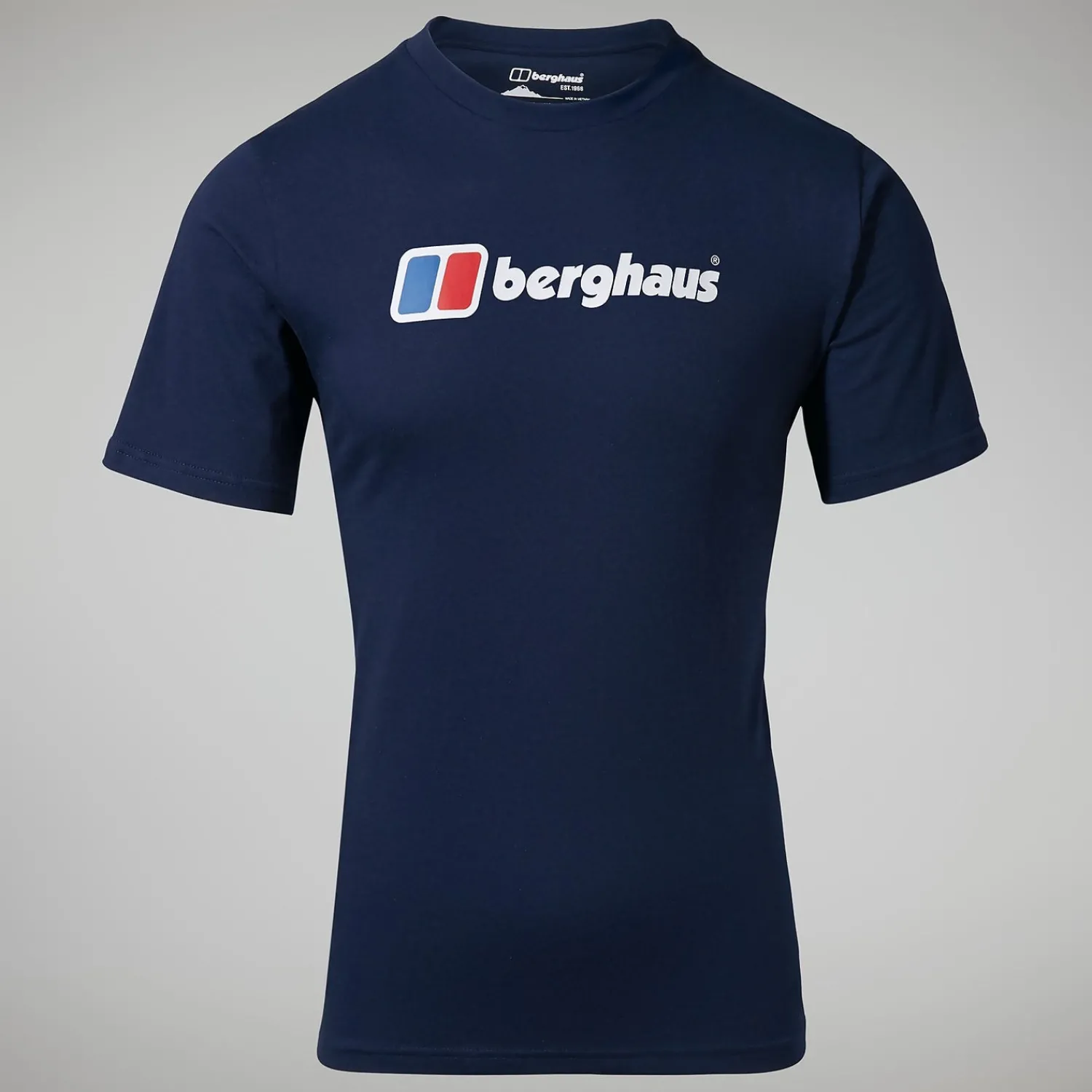 Berghaus Men's Organic Big Classic Logo Tee Dark Blue Fashion