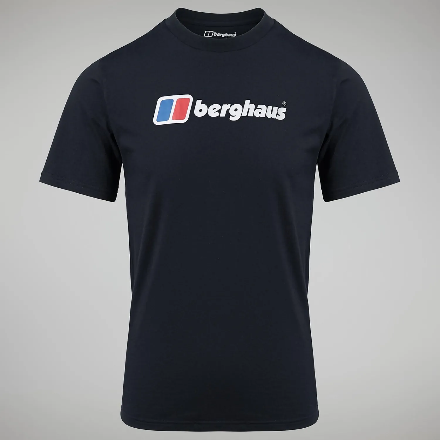 Berghaus Men's Organic Big Classic Logo Tee Black Fashion