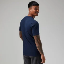 Berghaus Men's Organic Big Classic Logo Tee Dark Blue Fashion