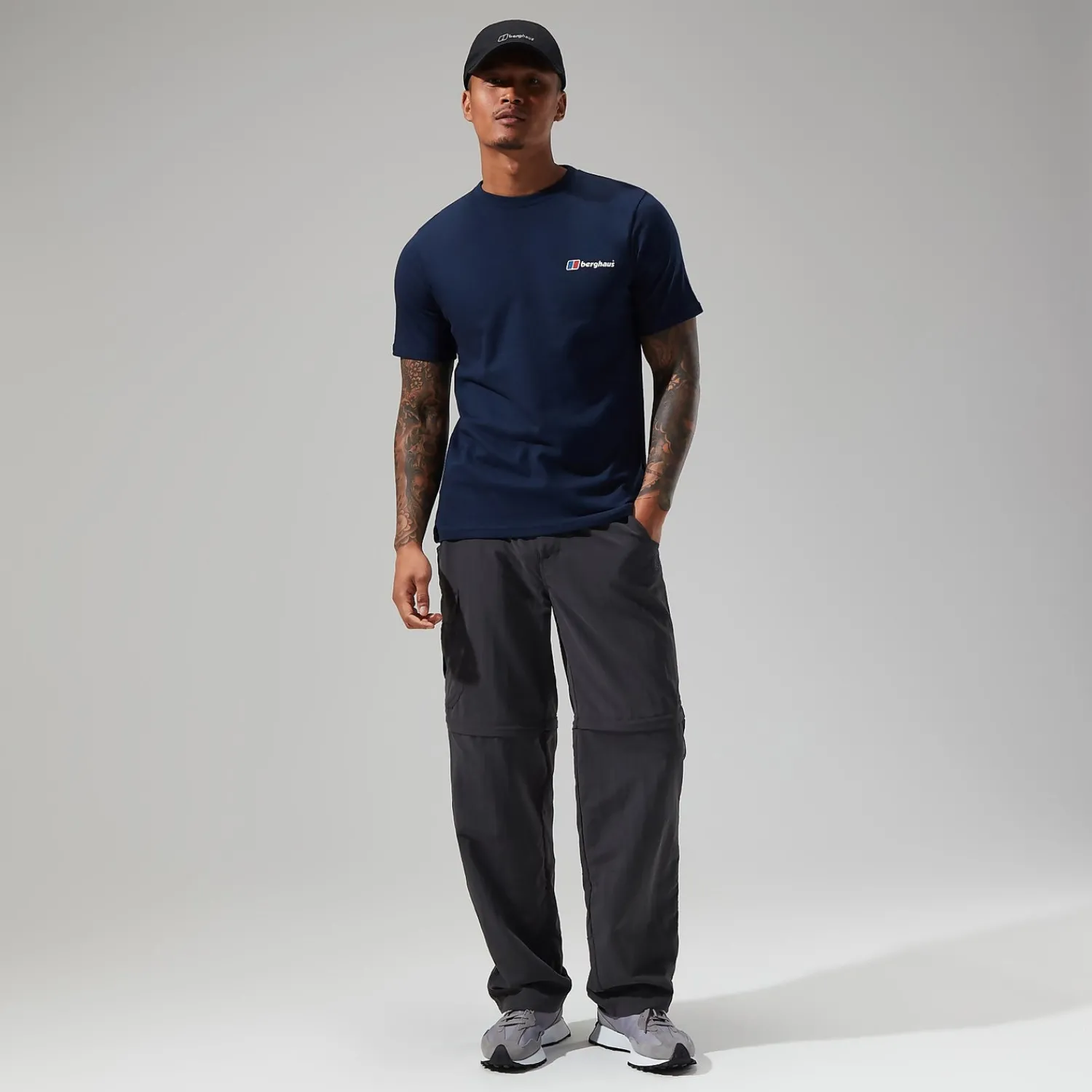 Berghaus Men's Organic Classic Logo Tee Dark Blue Hot