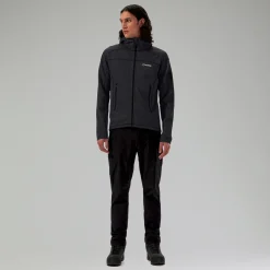 Berghaus Men's Pravitale Mountain 2.0 Hooded Fleece Jacket - Dark Grey/Black Clearance