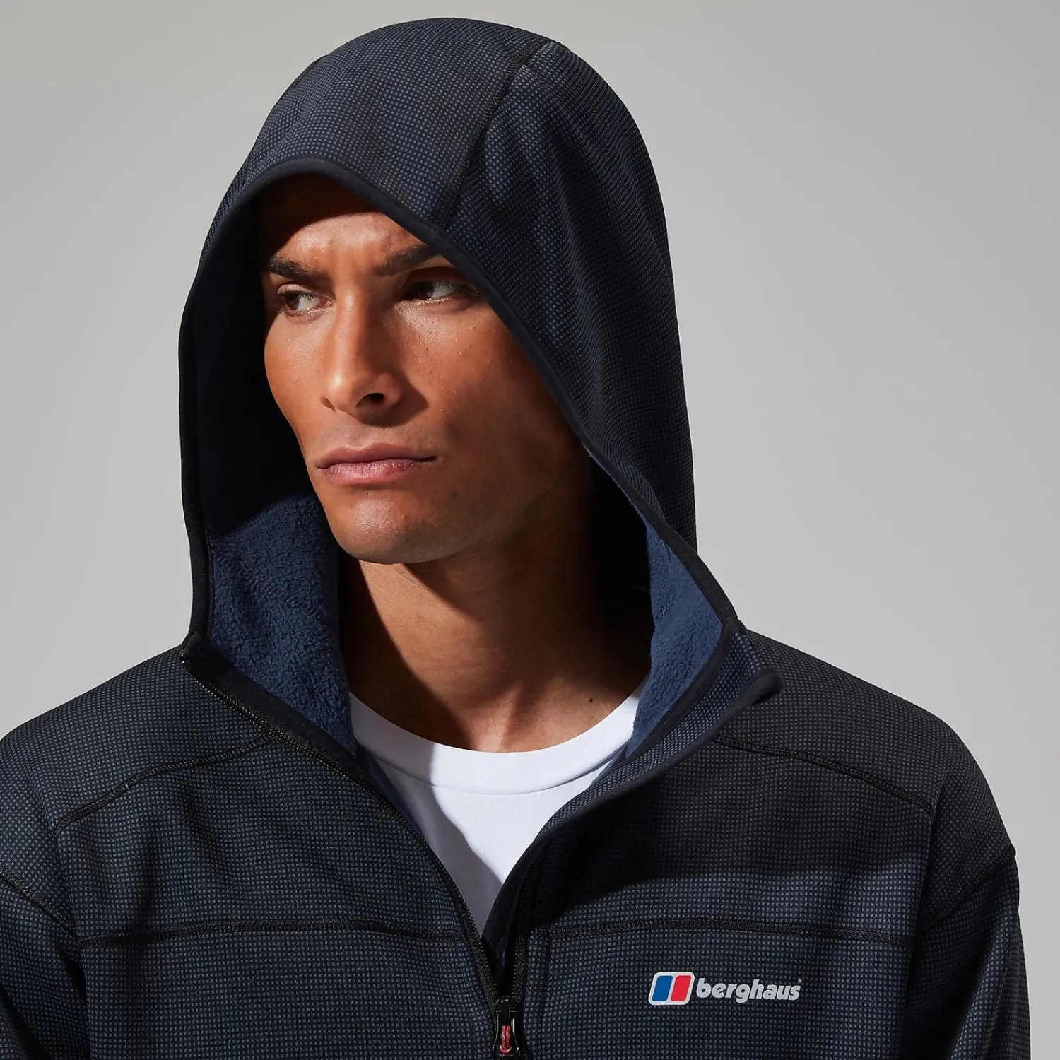 Berghaus Men's Pravitale MTN 2.0 Hooded Jacket - Grey/Black Sale