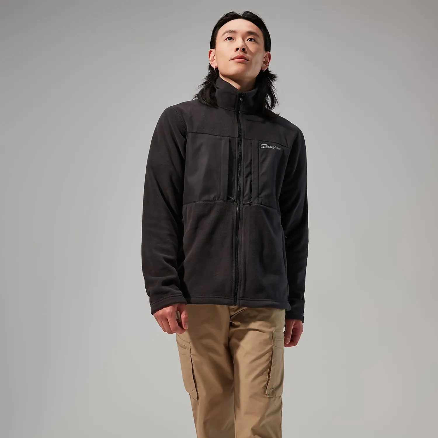 Berghaus Men's Prism Guide InterActive Polartec® Fleece Jacket - Black Outlet