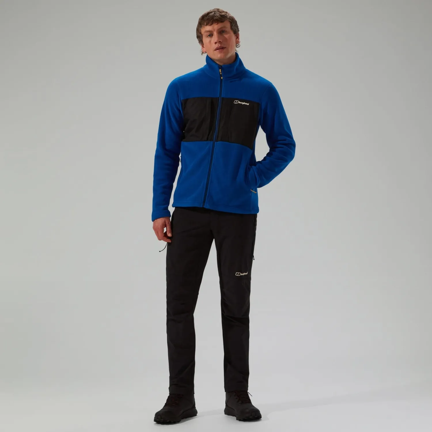 Berghaus Men's Prism Guide InterActive Polartec Fleece Jacket - Blue/Black New