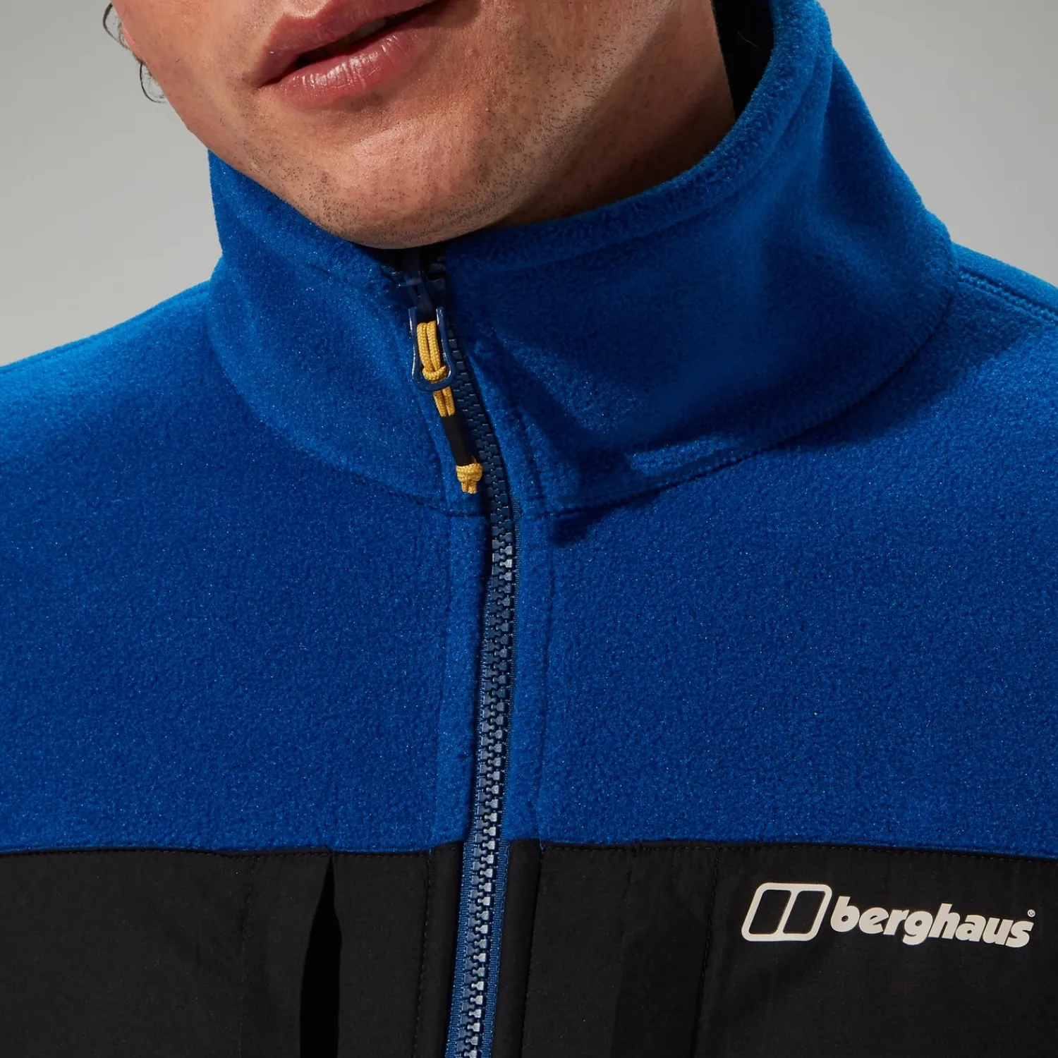 Berghaus Men's Prism Guide InterActive Polartec Fleece Jacket - Blue/Black New