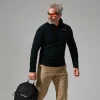Berghaus Men's Prism Micro Polartec Half Zip - Black Hot