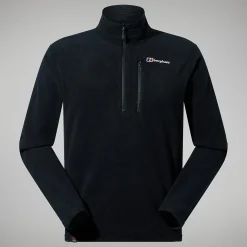 Berghaus Men's Prism Micro Polartec Half Zip - Black Hot