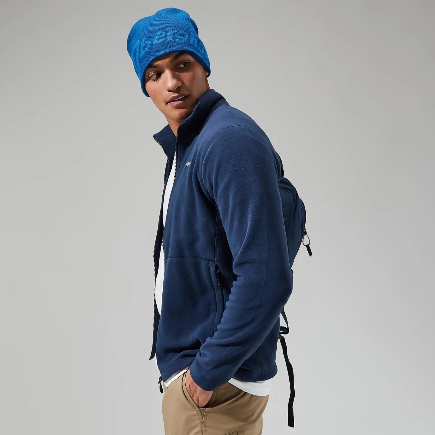 Berghaus Men's Prism Micro Polartec InterActive Jacket - Dark Blue New