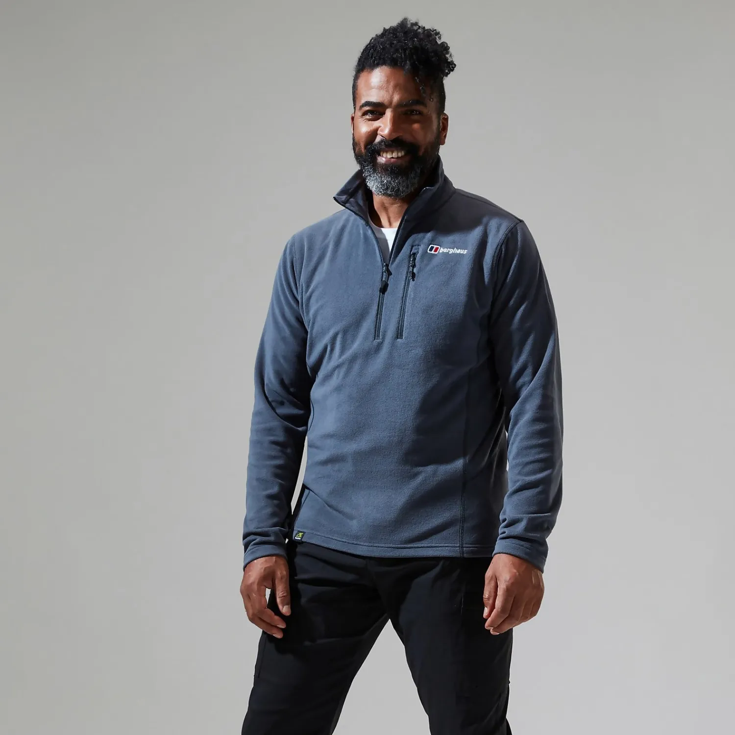 Berghaus Men's Prism Micro Polartec Half Zip - Dark Grey Best