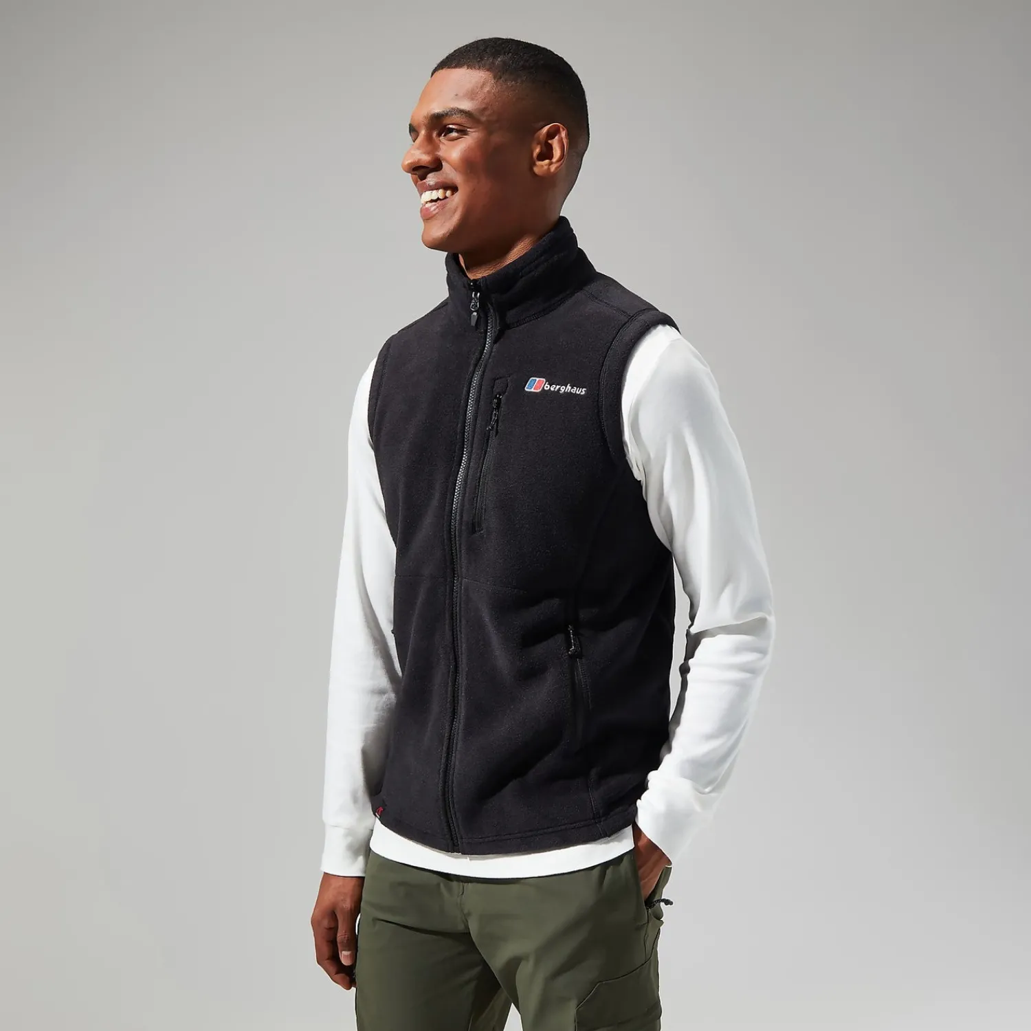 Berghaus Men's Prism Polartec InterActive Vest - Black Hot