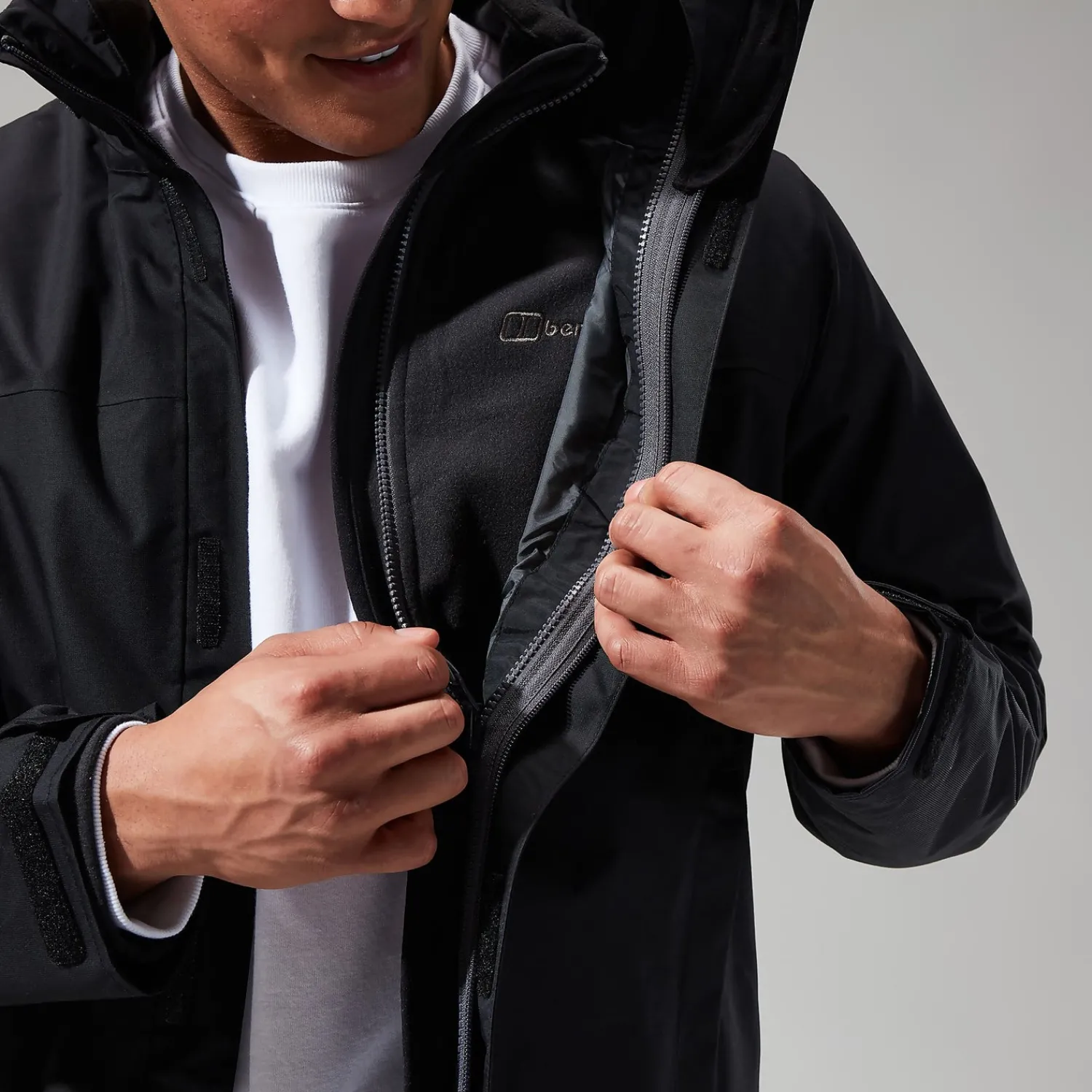 Berghaus Men's RG Alpha 2.0 Gemini 3in1 Jacket - Black Sale