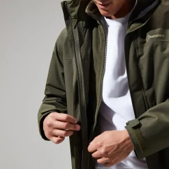 Berghaus Men's RG Alpha 2.0 Gemini Waterproof 3in1 Jacket - Green Sale