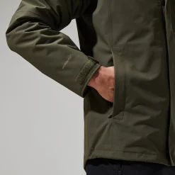 Berghaus Men's RG Alpha 2.0 Gemini Waterproof 3in1 Jacket - Green Sale
