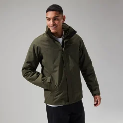 Berghaus Men's RG Alpha 2.0 Gemini Waterproof 3in1 Jacket - Green Sale