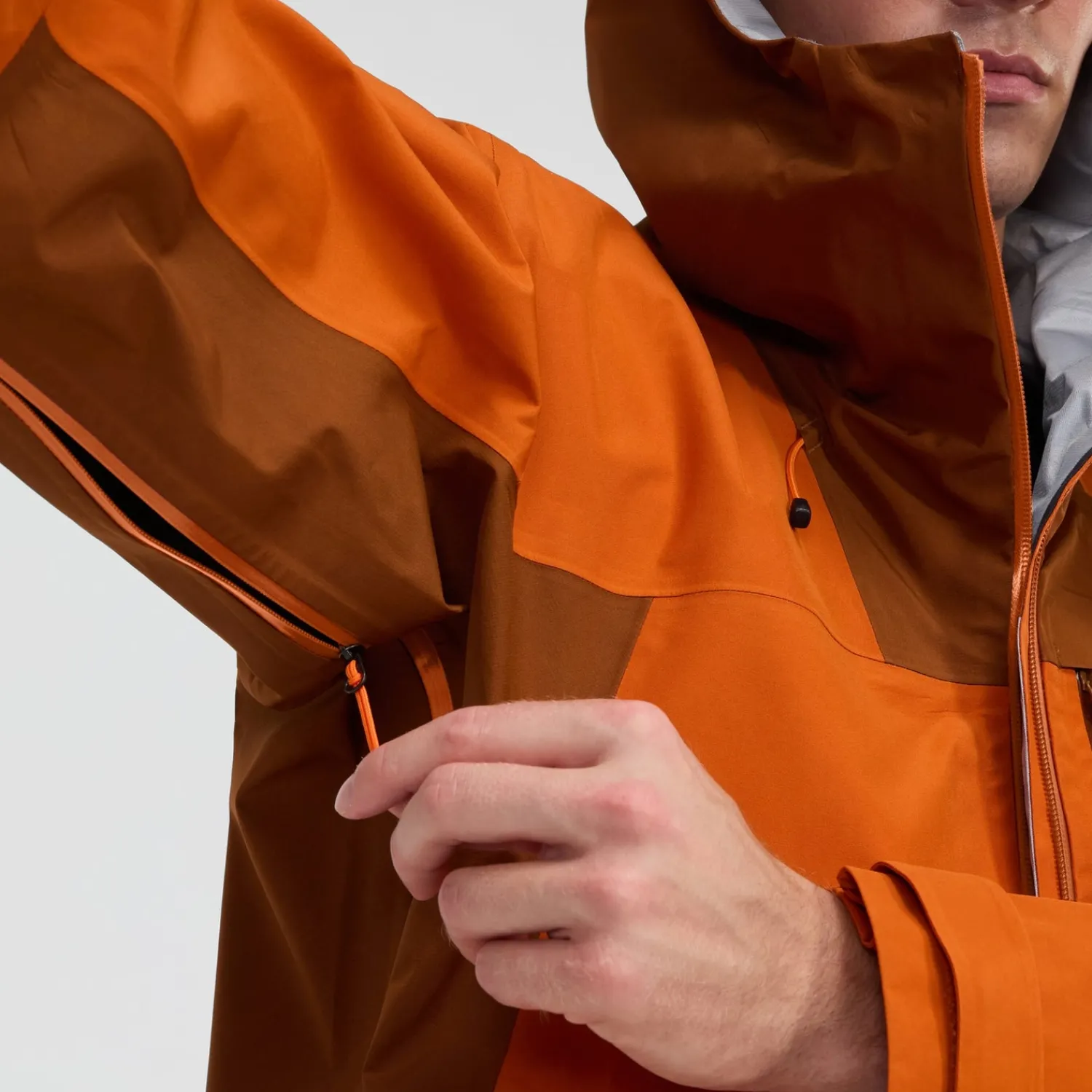 Berghaus Men's Ridge-Seeker Waterproof Jacket - Orange/Brown Hot