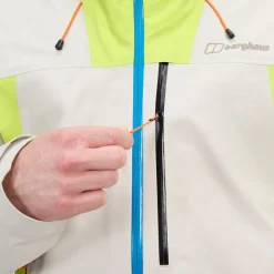 Berghaus Men's Ridge-Seeker Waterproof Jacket - Grey/Yellow Outlet