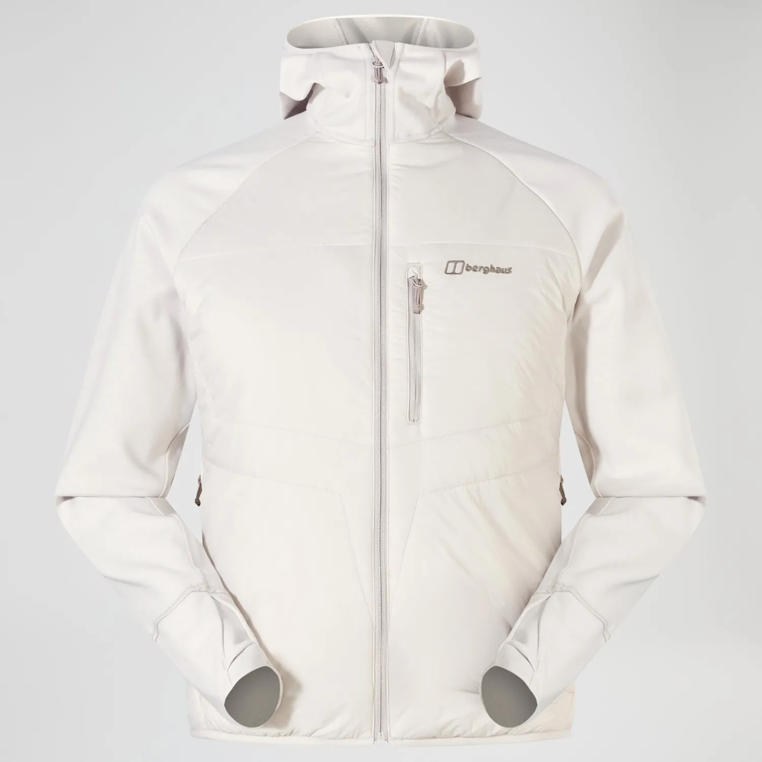 Berghaus Men's Trawden Hybrid Hooded Jacket - Grey Hot