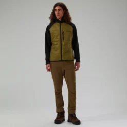 Berghaus Men's Trawden Hybrid Hooded Jacket - Green/Black Best