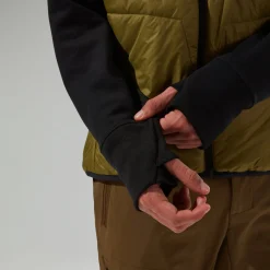 Berghaus Men's Trawden Hybrid Hooded Jacket - Green/Black Best