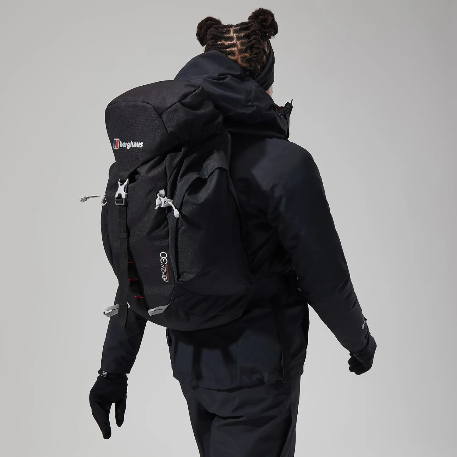 Berghaus Unisex Arrow 30 Rucsac - Black/Red New