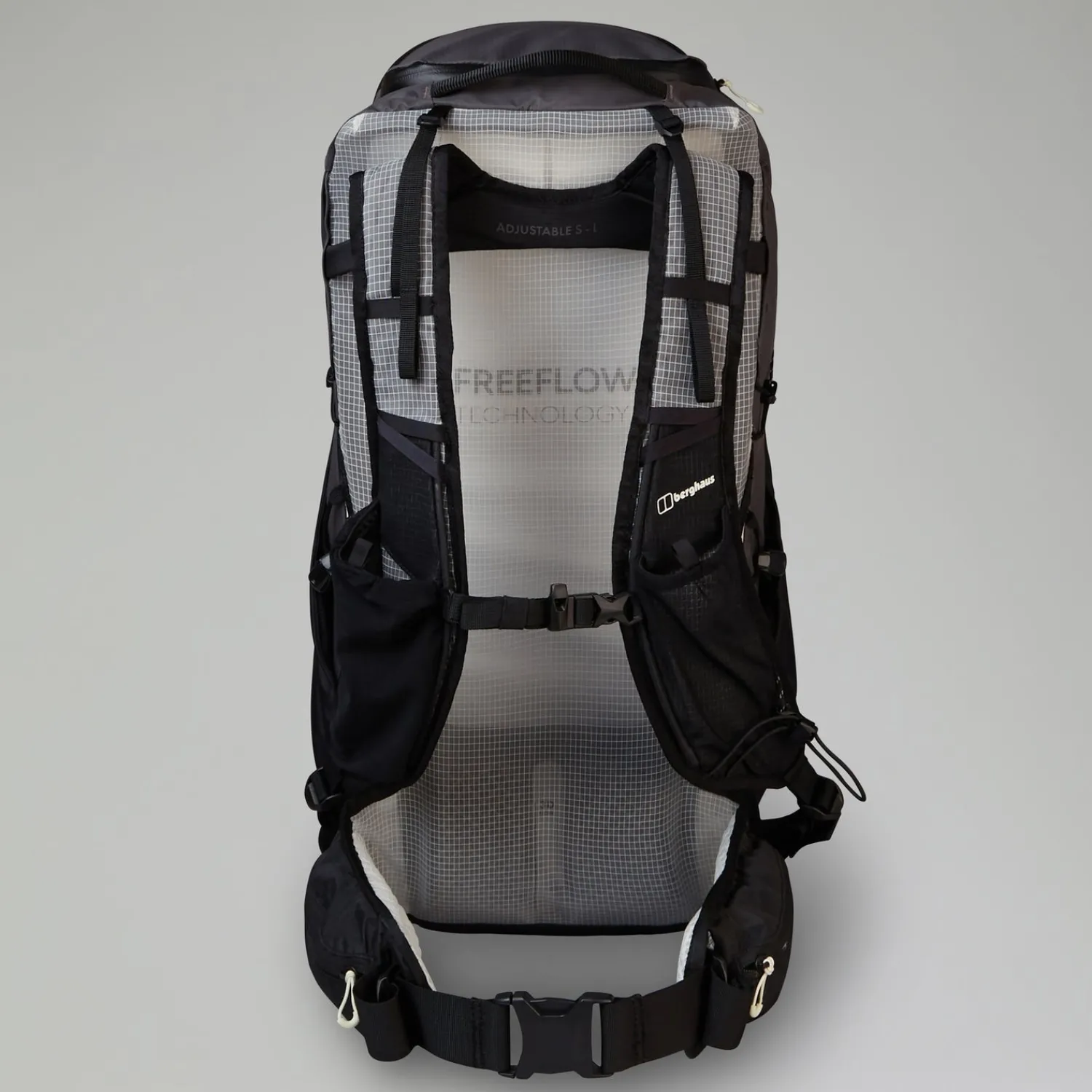 Berghaus Unisex 3D Freeflow 30+5L Pack Grey/Black New