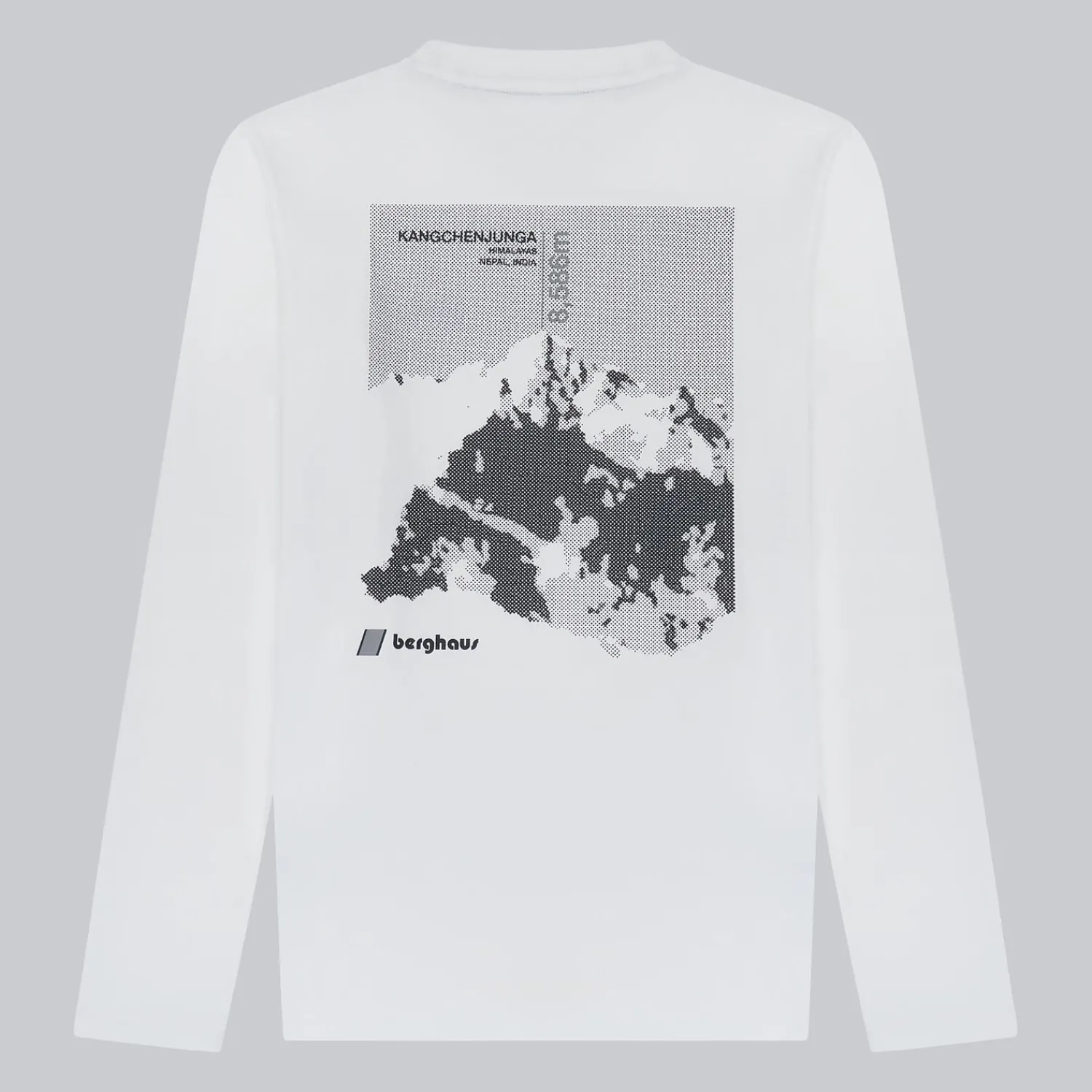 Berghaus Unisex Kanchenjunga Static Long Sleeve T-Shirts - White Best