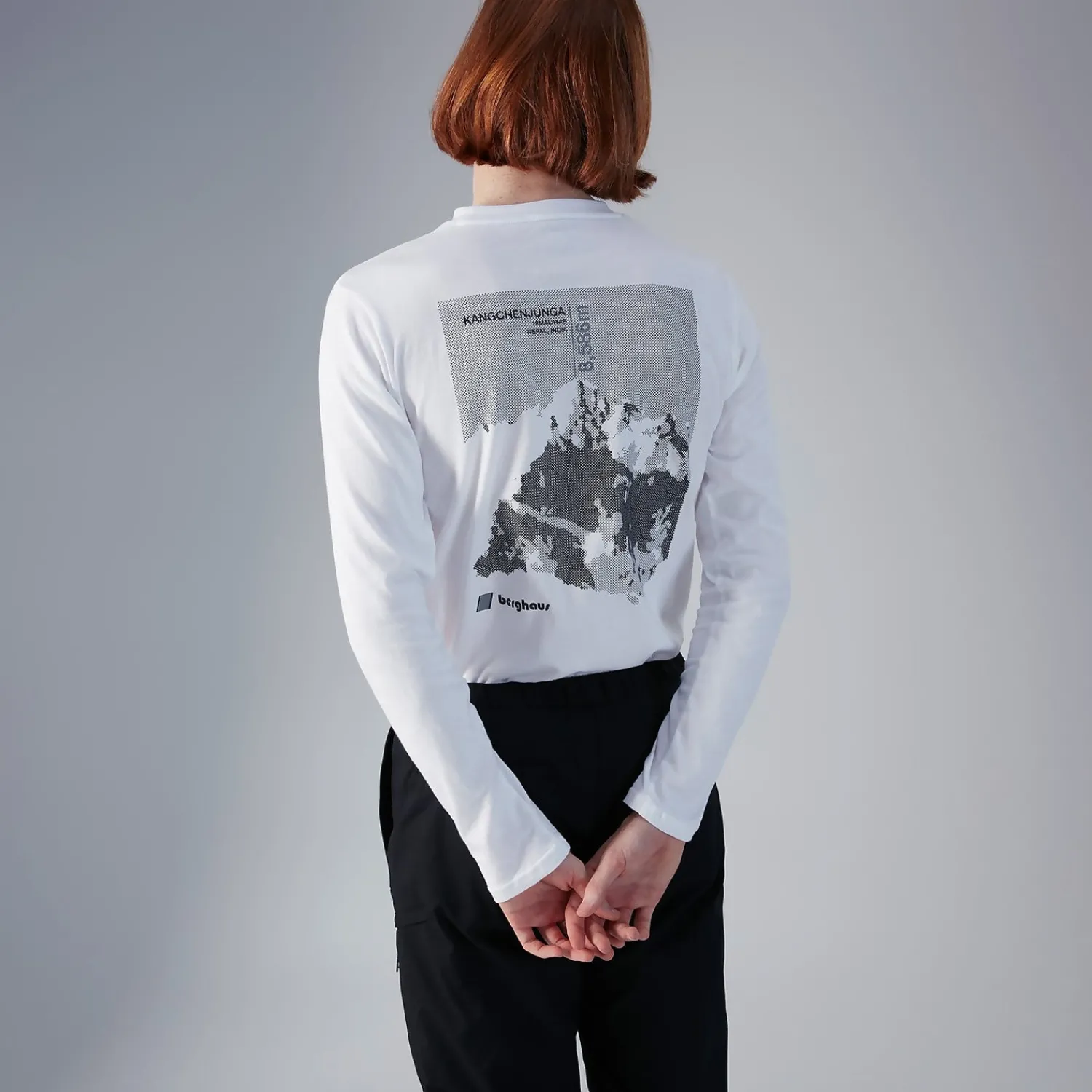 Berghaus Unisex Kanchenjunga Static Long Sleeve T-Shirts - White Best