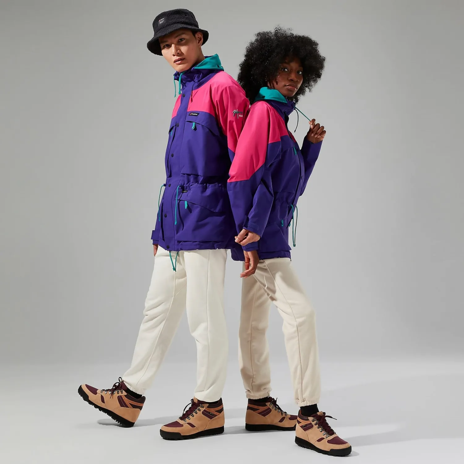 Berghaus Unisex Mera Peak 2000 Waterproof Jacket - Pink/Purple Best