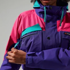 Berghaus Unisex Mera Peak 2000 Waterproof Jacket - Pink/Purple Best