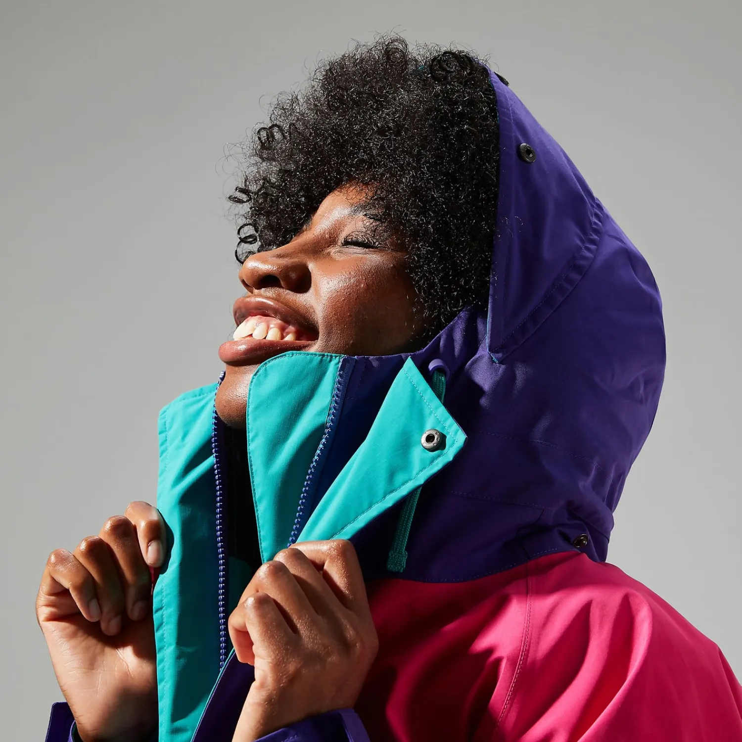 Berghaus Unisex Mera Peak 2000 Waterproof Jacket - Pink/Purple Best