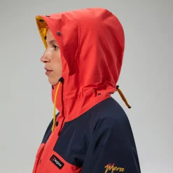 Berghaus Unisex Mera Peak 2000 Waterproof Jacket - Red/Blue Clearance