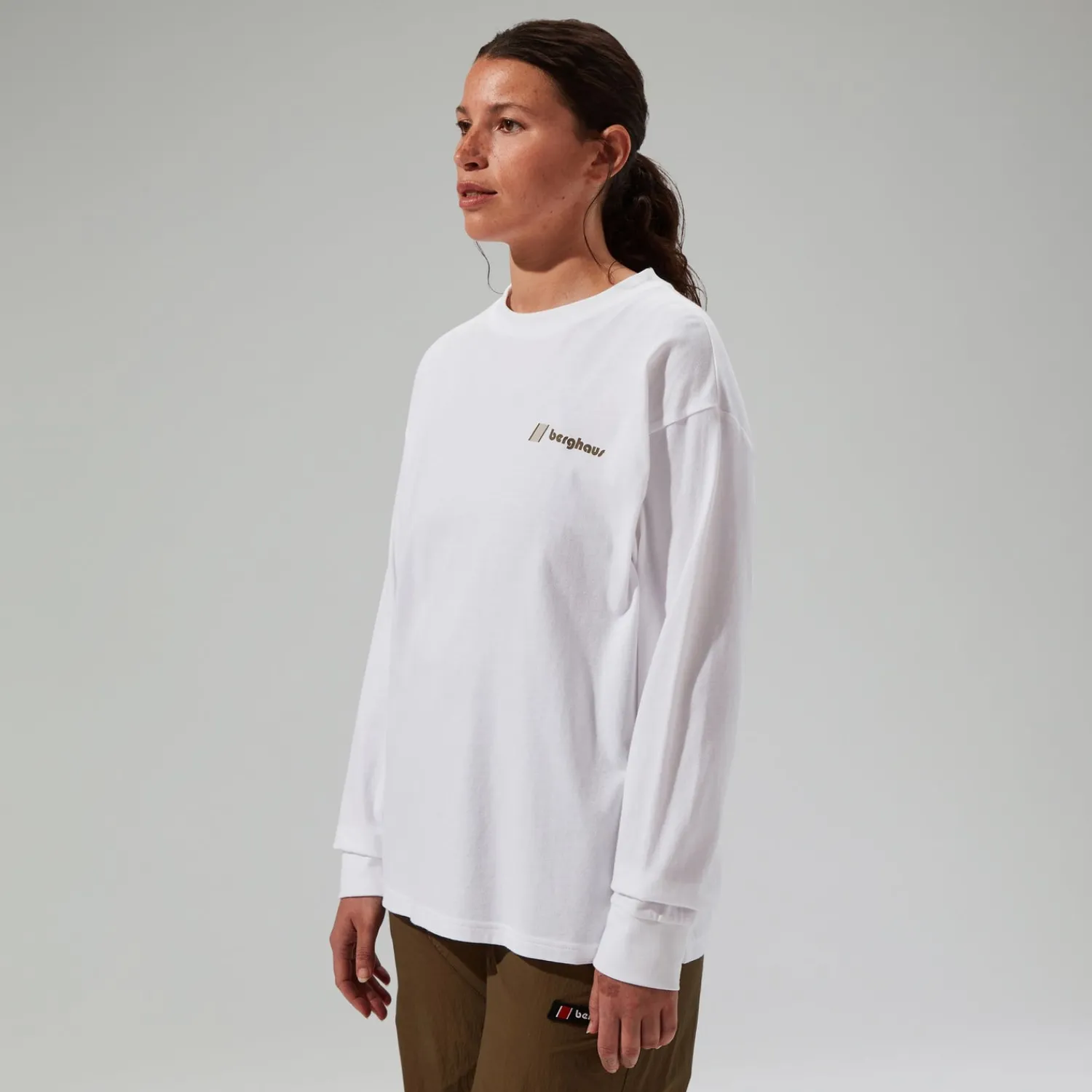 Berghaus Unisex Mera Peak Long Sleeve T-Shirt - White Discount